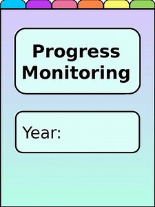 Progress Monitor Tracker - Compatible with GoodNotes and Google Slides