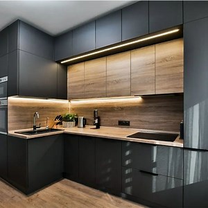 [Hot Item] Factory Price Stainless Steel Kitchen Cupboards Small Kitchen Cabinets Kitchen Set Furniture with Best Price