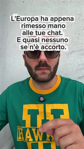 314 contro. 276 a favore. La legge è passata lo stesso 🤯 Come è possibile? Te lo spiego in 90 secondi. ⚠️ L'Europa ha appena riammesso la sorveglianza delle tue chat private ⚠️ La maggioranza dei deputati era contraria ⚠️ È passata grazie a un escamotage procedurale Scopri cos'è Chat Control e cosa puoi fare per proteggerti 🔐 #chatcontrol #privacy #sicurezza #digitalrights #europa