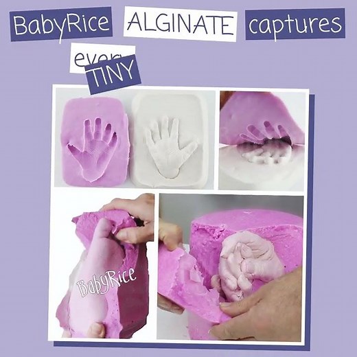 BabyRice Chromatic Alginate Impression Powder, Fast Setting