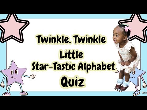 Twinkle Twinkle Little Star Alphabet Quiz Video | Preschool | Kindergarten