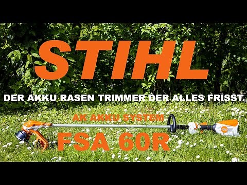 Stihl FSA 60 R | AKKU‑MOTORSENSE AK-SYSTEM | RASENTRIMMER | Deutsch