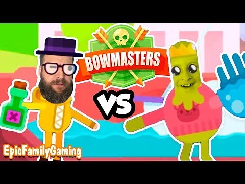 Bowmasters - Gameplay Walkthrough - Maestro vs Octopus King and Upgraded Jeremy (iOS)