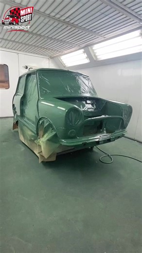 44K views · 680 reactions | From blank canvas to Almond Green masterpiece!  #ClassicMini #minisportltd #AlmondGreenMini #TransformationInProgress | Mini Sport Ltd | Facebook