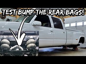 I Install A Vixen Air Tank, 444C Viair Compressors And I Test The Rear Air Bags Manually - IT MOVES!