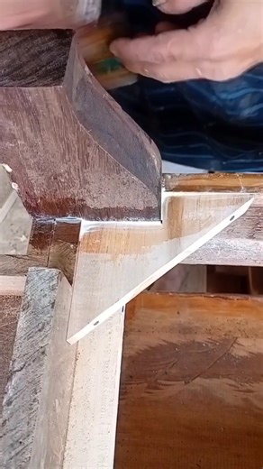 Recessed L-bracket installation #shorts #woodworking #diy