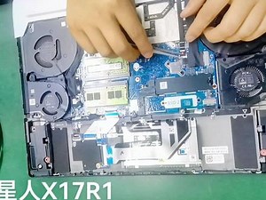 外星人👽Alienware X17 R1拆机清灰除尘更换液金硅脂#笔记本维修 #怎么清理笔记本灰尘 #专业的事交给专业的人 #数码科技 #电脑知识
