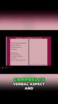 Unlocking Verbal Aspect: The Substantival Participle Mystery Solved! #shorts