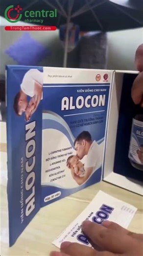 Viên Uống Cho Nam Alocon hỗ trợ bổ thận, tráng dương, tăng cường sinh lực nam giới