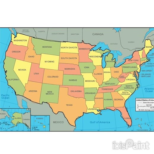 Drawing Map Of United States 🇺🇸 | #drawing #art #drawingtutorial #shorts