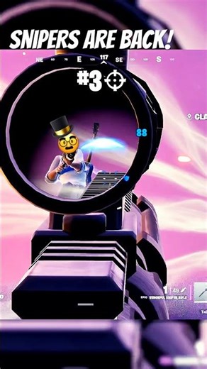 Snipers are BACK! #fortnite #gaming