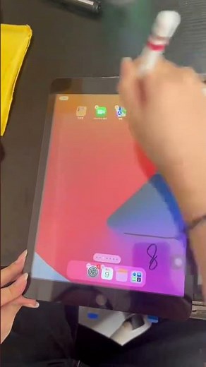 iPad 9 2021 touch screen support Apple pencil