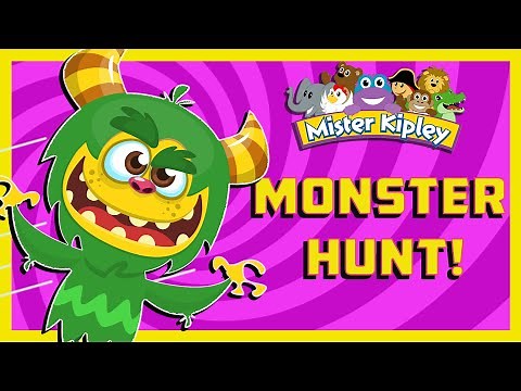 We're Going on a Monster Hunt - Movement Song with Actions, preschool, kindergarten, home school