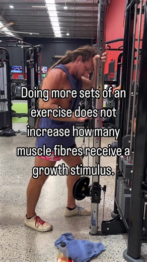 Jake Doleschal Training on Instagram: "1. When we perform a max effort with an exercise in an unfatigued state, we recruit motor units in the muscle(s) that perform that task 2. However we can’t recruit all motor units in a given muscle as we are limited by maximum tolerable perception of effort / available central motor command 3. Performing additional sets does NOT allow us to recruit more motor units in the target muscle, in fact as fatigue accumulates, we recruit FEWER motor units in the tar