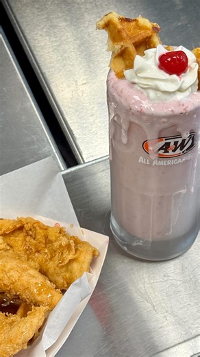 2K views · 65 reactions | One for the plot, one for the aesthetic  Have you tried our NEW Waffle Sweets & Treats yet? #chickenandwaffle #wafflesweetsandtreats | A&W Restaurants | Facebook