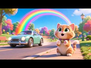 Learning Colors with Baby Cat 🐱🌈 | Fun Kids Song for Toddlers | Color Recognition Rhyme