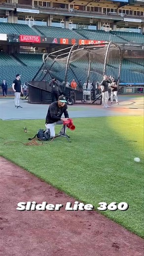 HEATER SPORTS | Baseball & Softball Pitching Machines | Thanks @coachsteinman for showing how the Slider Lite 360 helps the Pros hand eye coordination and glove work for pregame. #heatersports... | Instagram