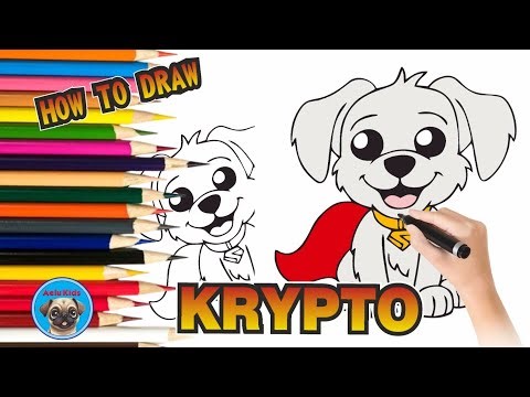 How to Draw Krypto the Superdog | Easy Drawing for Kids and Beginners