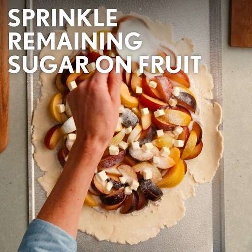 103K views · 25 reactions | The buttery, flaky pâte brisée dough of this Plum Galette gets filled with fresh, seasonal fruit and baked until richly browned. A classic recipe from Chef Jacques Pépin, it's a rustic tart with an elegant finish. GET THE RECIPE: https://bit.ly/3jGDQ5V | Food & Wine | Facebook