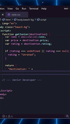 Junior 👶 vs Senior 👴: The Evolution of Code