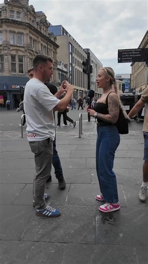 That's tiny 🤣 #Size #fb #funnyvideos #reels #publicinterview #moves #advice #funny #moodoftheday #fun | Jenny's Interviews