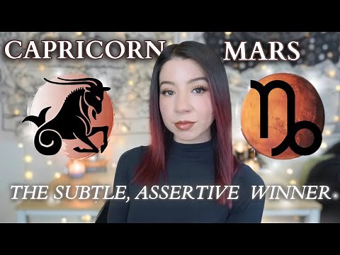 MARS in CAPRICORN Woman & Man♑️ your SENSUALITY & DRIVE ✨ Mars in ASTROLOGY(astrology for beginners)