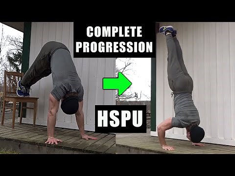 Handstand Push Up Tutorial (HSPU) - Complete Progression