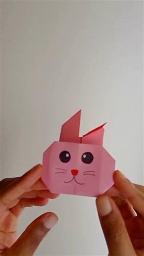 Wow! How to make a paper rabbit | anyone can try this #shorts