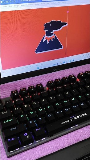 Your Keyboard Has a Secret Button Combo 🌋 #msword #lifehack #shorts