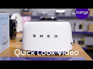 SMEG 50's Retro TSF01WHUK 2-Slice Toaster - Quick Look