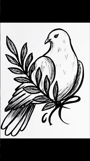 how to draw pigeon easy for beginner step by step
