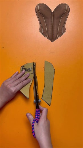 Mini Corset Pattern Making Tutorial (Easy & Trendy) #sewing #diy #pattern