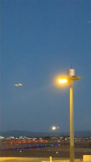 【新潟空港】ANA機 着陸シーン｜夕暮れの滑走路へ降りる旅客機