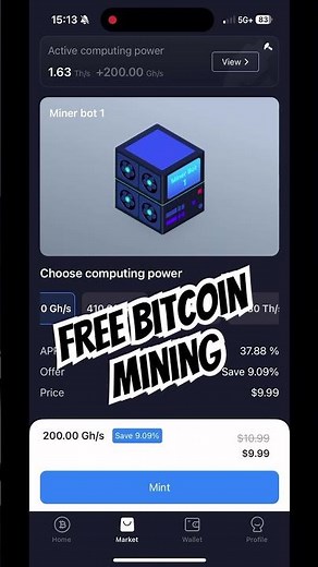 Mining for Bitcoin on your iPhone!