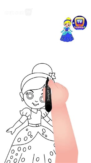 32K views · 162 reactions | Grab your crayons and let’s learn how to draw Cinderella! 冀✨ #ChuChuTV #BabyTaku #Jumblikans #HowToDraw #Cinderella #KidsDrawing #ArtForKids #FunLearning | ChuChu TV Kids Songs & Stories | Facebook