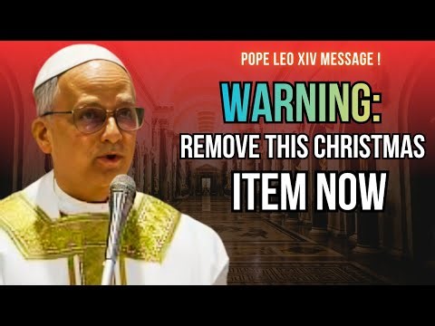 These Popular Christmas Items Are NOT Holy — Pope Leo XIV Breaks Silence