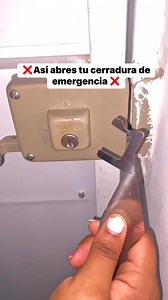 2.4M views · 10K reactions | Asi abres tu cerradura de emergencia si pierdes llaves  #cuidado #tips #Seguridad #casa #familia | Cerrajero Key Master | Facebook