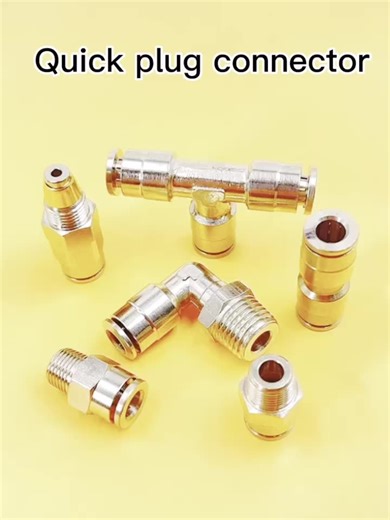 Lubrication Grease Tube Quick Connectors High Pressure Straight Elbow Push in Fittings for Central Lubrication System