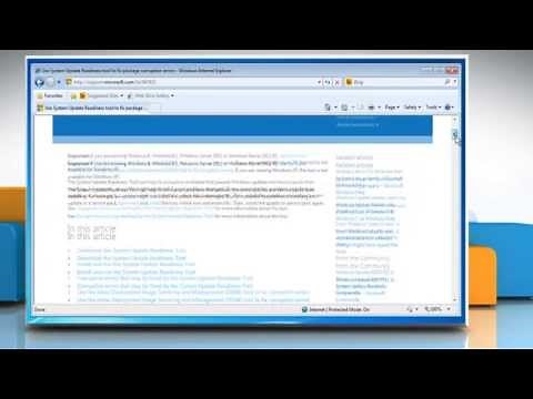 Windows® Update error code 800B0001 in Windows® 7