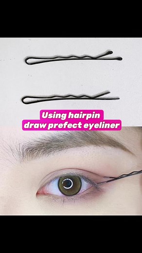 Perfect Eyeliner Trick with Hair Pin and Beauty Tips