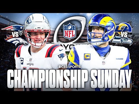 NFL Championship Sunday Preview: Patriots vs Broncos, Rams vs Seahawks | Predictions & Picks to Win