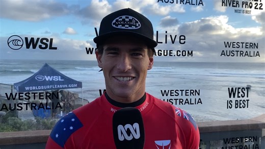 1.6K views · 35 reactions | JACK SENDS IT INTO SPACE  It was a big day's action down at Surfers Point today with some of the world's best going toe to toe in solid waves. Local lad Jack Robinson saved the best for last-putting an exclamation mark on his heat win with a massive flyaway to end the day. | ABC South West | Facebook