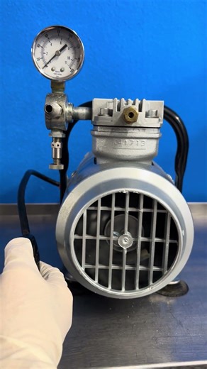 Gast Manufacturing 1HAB-25-M100X Piston Air Compressor Motor Thermally Protected