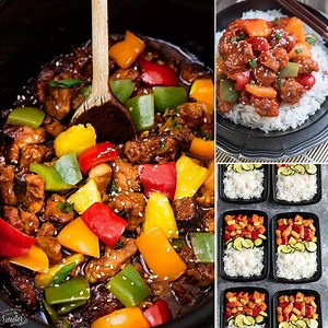 Slow Cooker Sweet and Sour Chicken - a popular restaurant favorite you can make at home! Skip the takeout! Great for Sunday meal prep Instant Pot directions! RECIPE: http://lifemadesweeter.com/2014/09/slow-cooker-sweet-sour-chicken/ | Life Made Sweeter