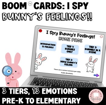 Boom™ I Spy Bunny's Feelings Identify Emotions
