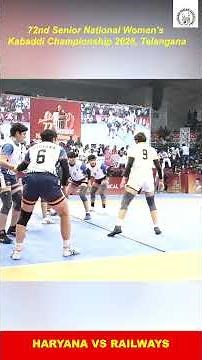 Haryana vs Indian Railways | 72nd Womens Senior National Kabaddi 2026 | Khel Kabaddi