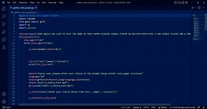 Python RPS - Version 1 Code