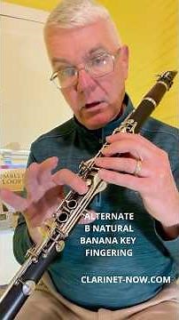 Clarinet Chromatic Scales SUPER FAST + How to Use Alternate B Natural Banana Key Lesson #clarinet