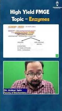 Enzyme High-Yield Biochemistry for FMGE | Dr. Ankur Jain