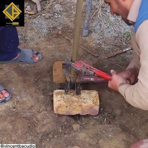 deep well drilling using hand | DIY low cost budget deep well